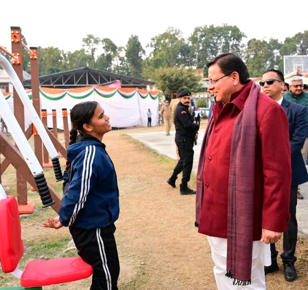 देहरादून में अग्निवीर भर्ती प्रशिक्षण केंद्र का मुख्यमंत्री धामी ने किया निरीक्षण