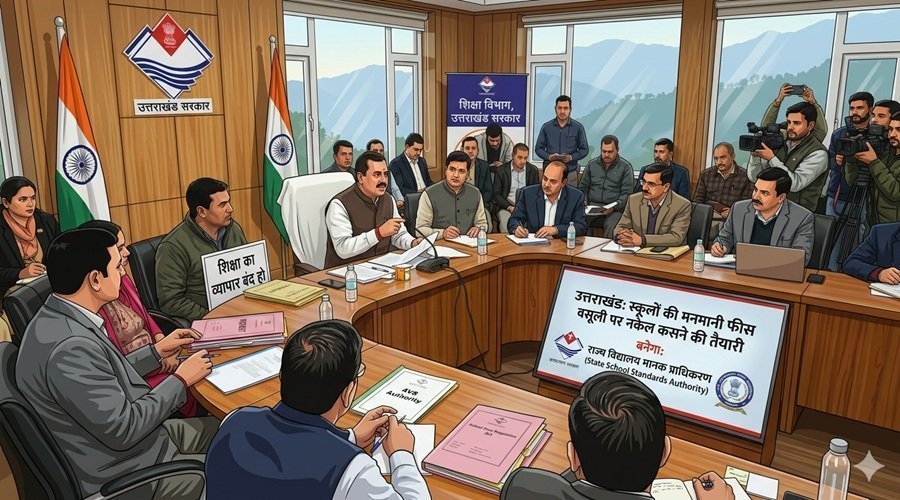 उत्तराखंड : स्कूलों की मनमानी फीस वसूली पर नकेल कसने कि तैयारी, बनेगा राज्य विद्यालय मानक प्राधिकरण