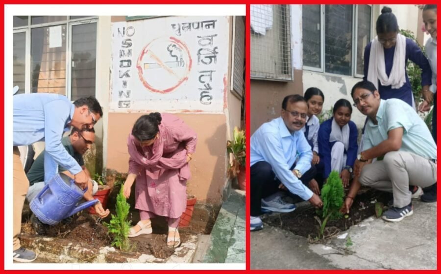 हरेला पर राजकीय महाविद्यालय कण्वघाटी में हुआ वृहद वृक्षारोपण, प्राचार्य प्रो. डॉ. हरिश्चंद्र ने दिया पर्यावरण संरक्षण का संदेश